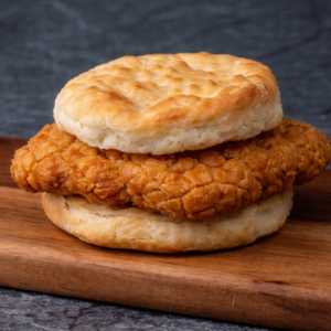 Fried Chicken Breakfast Sandwich
