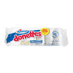 Hostess Donettes Powdered Mini (6 Mini Donuts)